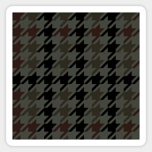 Baskerville Houndstooth Sticker